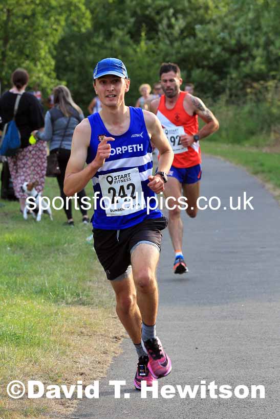 Mens 2022 Sunderland 5k Road Races, Silksworth, Sunderland, Thursday, july 21st, Photo: David T. Hewitson/Sports for All Pics